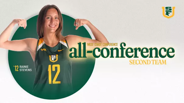 Rainie Stevens All-WCC Second Team Graphic