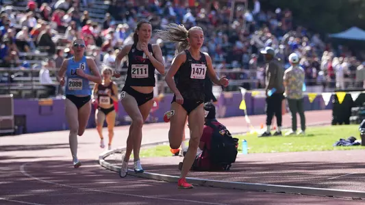 Petra Helebrantova running at SFSU 2026