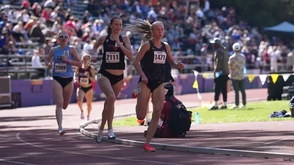 Petra Helebrantova running at SFSU 2026
