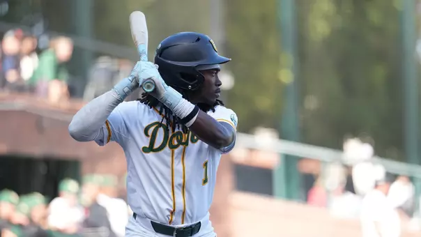 Isaiah Landry batting vs. Pacific 2026