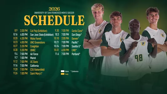 Men's Soccer 2026 Schedule