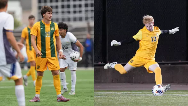 MSOC WCC Players Of The Week Nico Ruiz + William Krause August 31, 2026