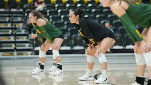 VB True Takemoto waiting for a serve vs. CSUB 2026