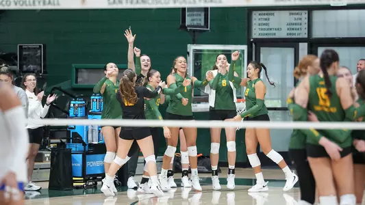 VB Bench Celebrating vs. CSUB 2026