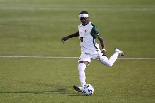 USF vs CSUB - David Raphael Kicking Soccer Ball