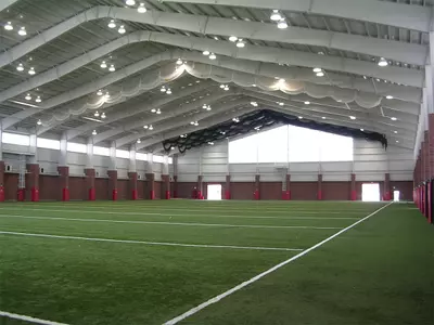 Interior shot of Spence Eccles Field House