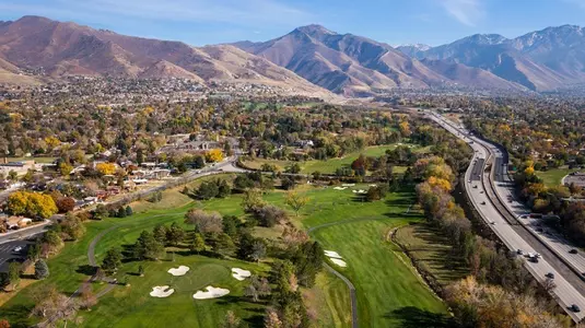 Aerial shot of Salt Lake Country Club