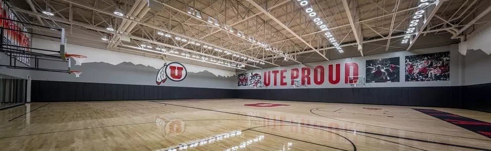 WBB Court in Basketball Center