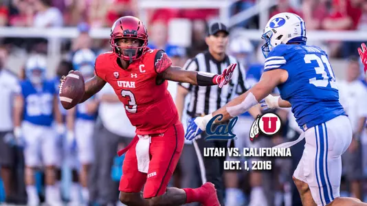 Utah vs. California Game Banner 2016