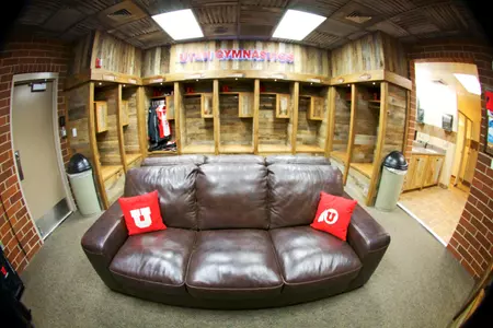Gymnastics Locker Room Lighted