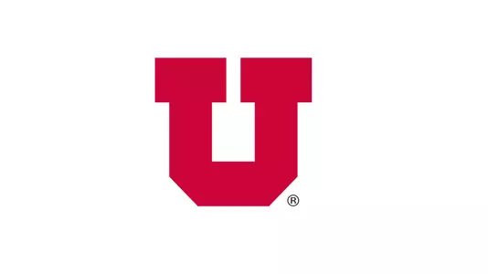 Block U logo banner red white