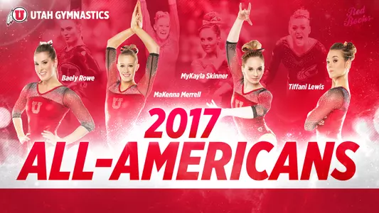 banner 2017 gymnastics All-Americans
