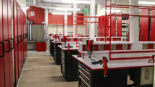 Ski Building Tuning Room
