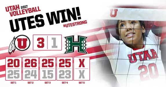 Utah 3, Hawaii 1