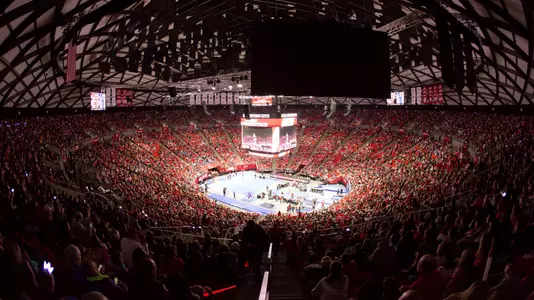 Huntsman Center Capacity Crowd Gymnastics vs. Washington 2018
