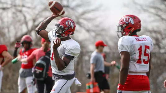 Tyler Huntley Spring Football 2018