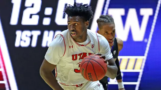Utah men's basketball vs. Washington Donnie Tillman