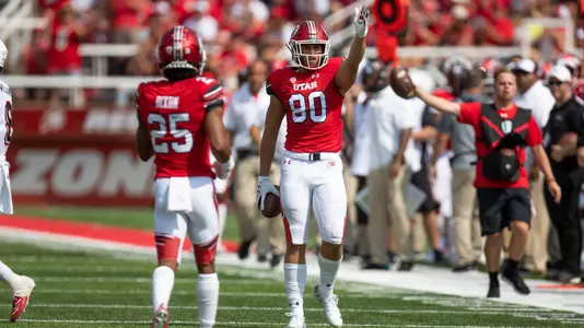 Brant Kuithe signals for a first down.