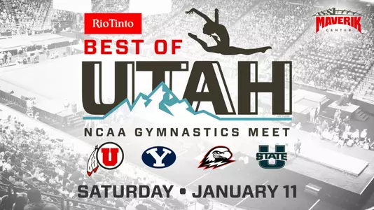 Best of Utah NCAA Gymnastics Meet graphic