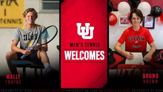 Men's Tennis Signing Graphic