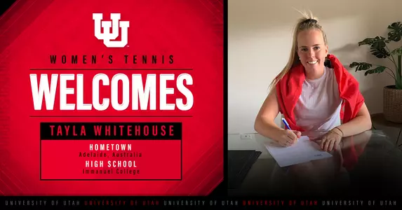 Women's Tennis - Tayla Whitehouse Signing
