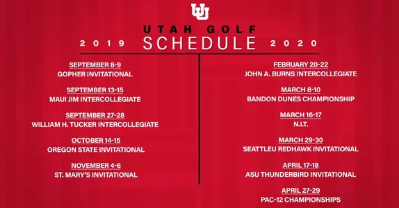 Golf Schedule Graphic 2019-20