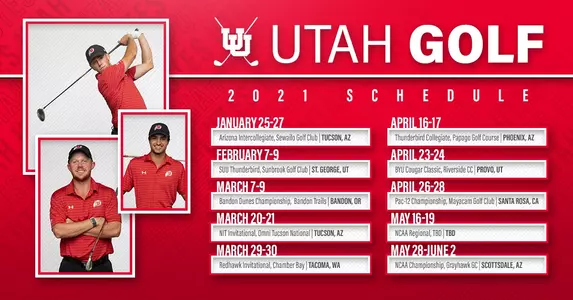 Golf Schedule Release - 2021