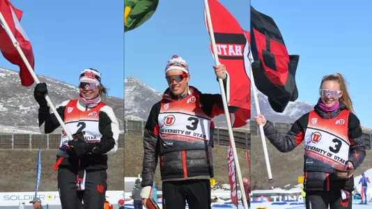 Samuel Hendry, Guro Jordheim, Mariah Bredal Podium Utah Invite Freestyle
