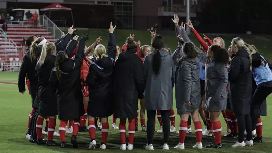 Wsoc team Huddle