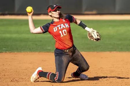 Utah Softball game vs. CBU Feb. 20, 2021 at UNLV's Eller Media Stadium