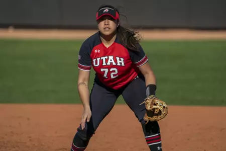 Utah Softball game vs. CBU Feb. 20, 2021 at UNLV's Eller Media Stadium