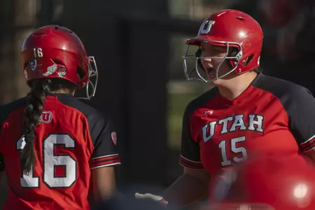 Utah Softball game vs. CBU Feb. 20, 2021 at UNLV's Eller Media Stadium