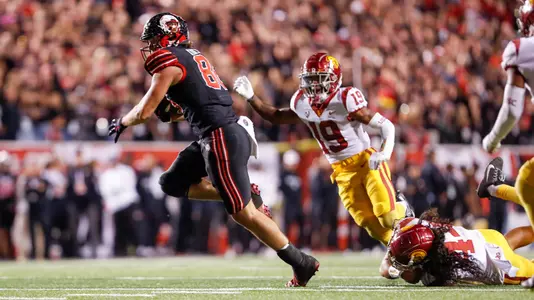 Utah Utes vs. USC Trojans at Rice-Eccles Stadium in Salt Lake City, UT on Saturday, October 15, 2022.Liv Medivitz/Utah Athletics