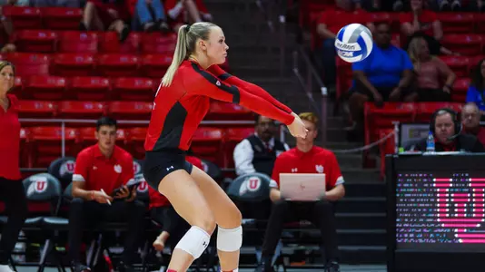 Utah Utes vs. Brigham Young University Cougars at Jon M. Huntsman Center in Salt Lake City, UT on Thursday, September 15, 2022. Eli Rehmer/Utah Athletics