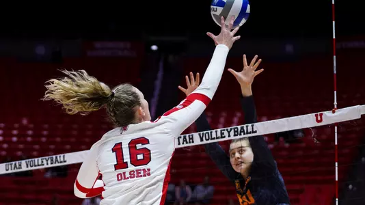 Utah Utes vs. Oregon State at Jon M. Huntsman Center in Salt Lake City, UT on Thursday, November 10, 2022. Eli Rehmer/Utah Athletics