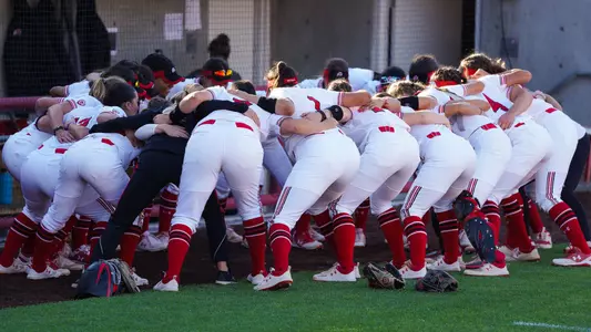 Softball Team Huddle