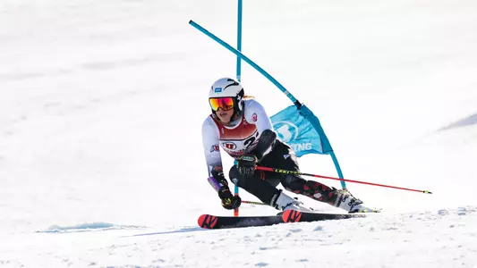 January 24, 2022, Salt Lake City, UT:The University of Utah Utes Ski team competes at the Utah Invitational at the Park City Mountain Resort in Park City, Utah on Monday, January 24, 2022. (Photo by Nick Grace/University of Utah)