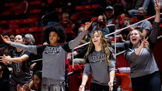 WBB Bench Celebration