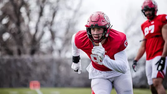 Utah Football Spring Practice - Dalton Kincaid