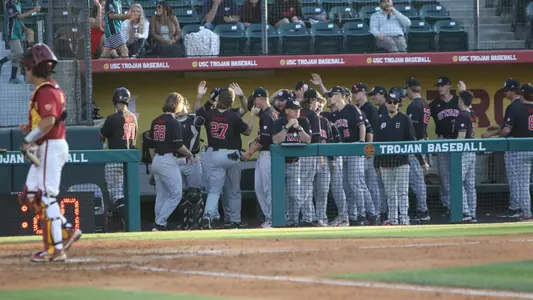 Kai Roberts celebration - at USC 2022