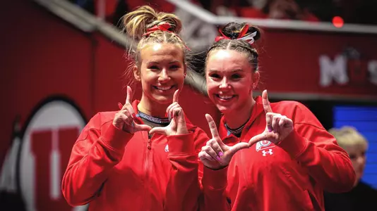 UTAH GYMNASTICS O'Keefe and Paulson