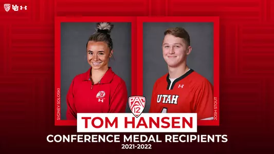 Stout, Soloski - Pac-12 Tom Hansen Medal Winners