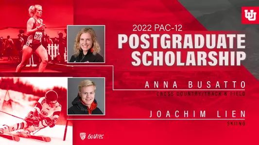2022 Pac-12 Postgraduate Scholarship Recipients - Anna Busatto and Joachim Lien