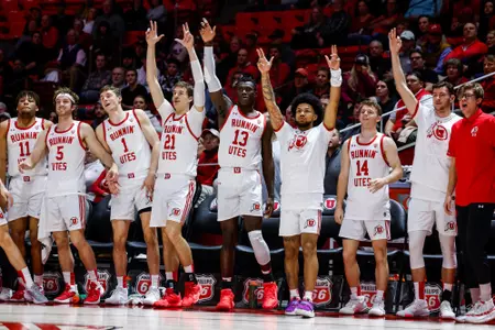 Utah Utes vs. Washington State Cougars in Salt Lake City, UT on Thursday, January 19, 2023.
Hunter Dyke/Utah Athletics