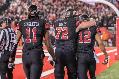 Game-Winning TD celebration - vs. USC 2016