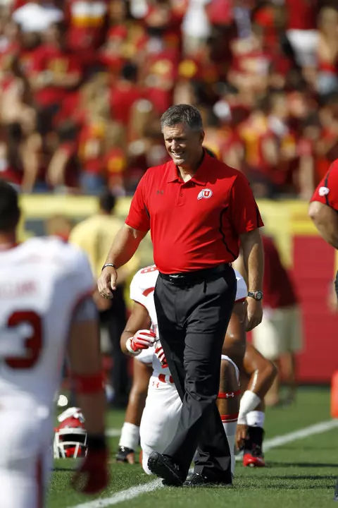 Kyle Whittingham - at USC 2011