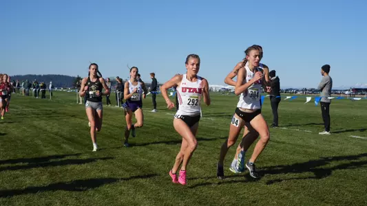 2023 XC: McKaylie Caesar & Anna Peters at Pac-12 XC Championships