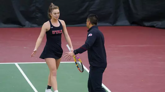 Utah Utes vs. Cincinnati Bearcats at The George Eccles Tennis Center Center in Salt Lake City, UT on Saturday, February 04, 2023.
Eli Rehmer/Utah Athletics