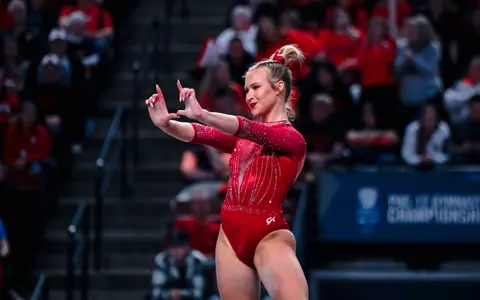 Abby Paulson at Pac-12 Championships