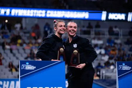 Maile O'Keefe_Grace McCallum at NCAA Championships